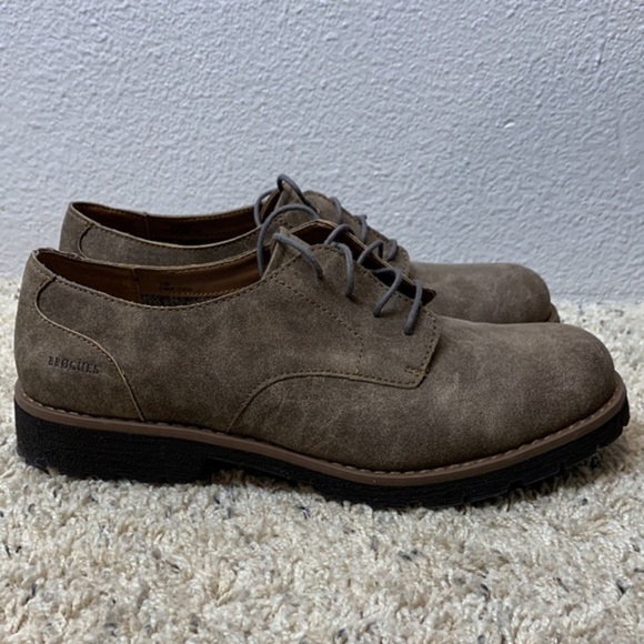 Brogues Womens Brown Suede Shoes - Picture 2 of 9